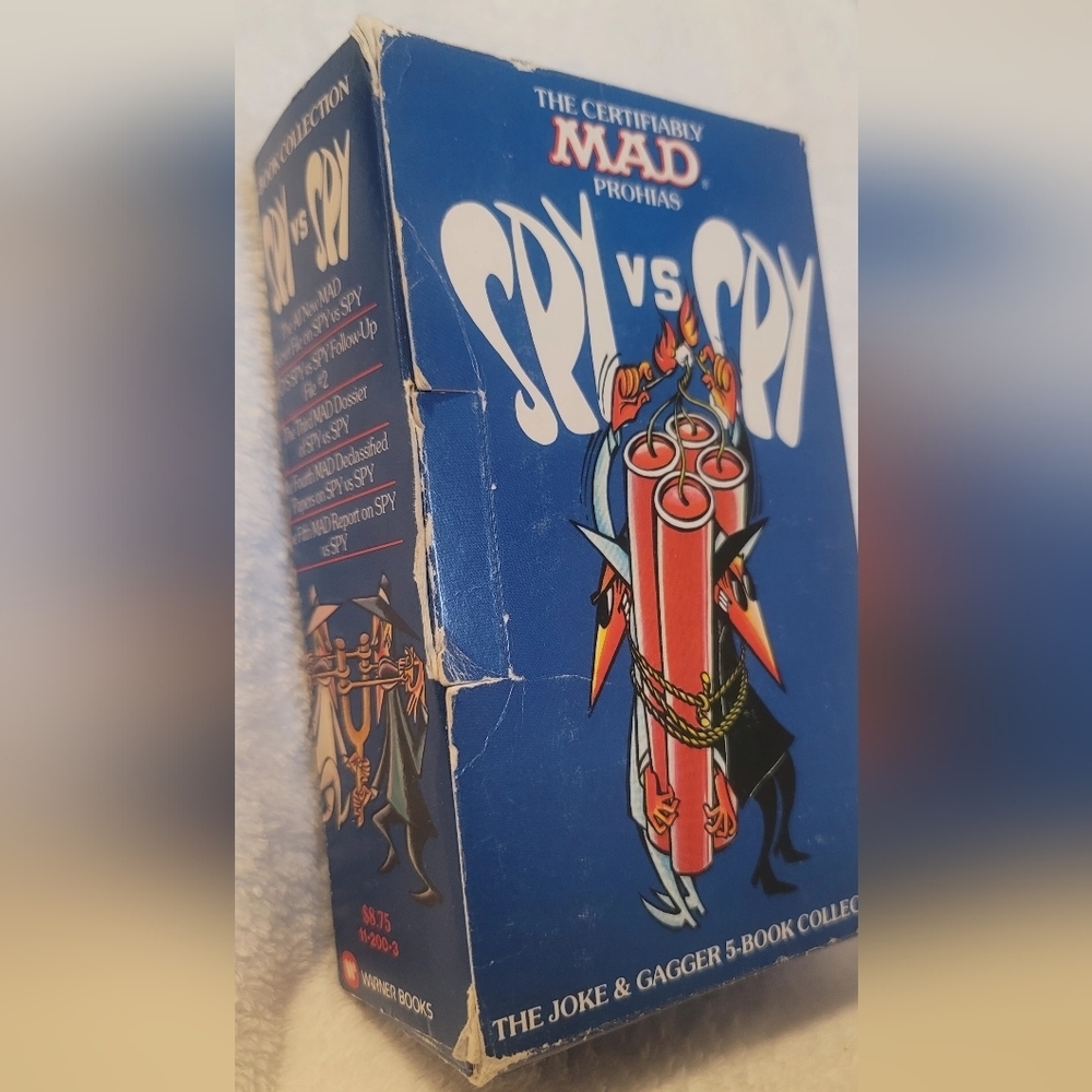 RARE🔥1970's Vintage MAD Spy Vs Spy 5 Book Collection ONE OF A KIND ON MARKET!